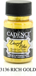 Cadence Cadence Dora Metallic Glas Verf 50 ml Rose Goud