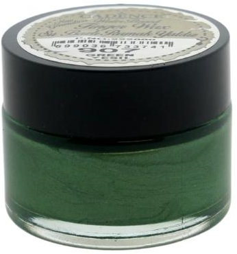 Cadence cire à doigt verte 20 ml - effet métallique pour loisirs créatifs