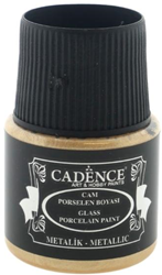 Cadence Cadence Glas- en Porseleinverf Metallic 45 ml Champagne