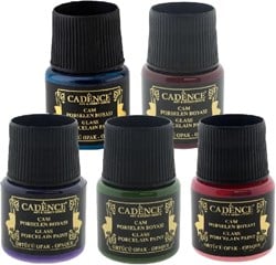 Cadence Cadence Glas- en Porseleinverf Opaque 45 ml Oxide Rood