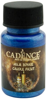Cadence peinture pour bougies bleu 50 ml - peinture créative pour décoration de bougies