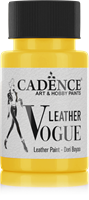 Cadence leerverf Leather Vogue 50 ml geel - creatieve textielverf