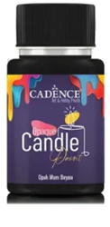 Cadence peinture pour bougies Black 50 ml - peinture décorative pour bougies