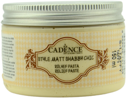 Cadence 3D verf Shabby Chic reliefpasta 150 ml Taffy voor knutselen