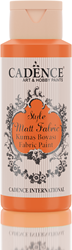 Cadence peinture textile orange - Style Matt 59 ml - peinture créative