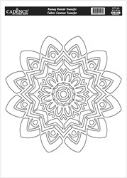 Cadence textiel transfer Mandala outline 25x35 cm - creatieve hobby