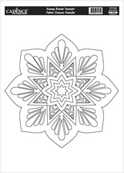 Cadence textiel transfer Mandala outline 25x35 cm - creatieve hobby