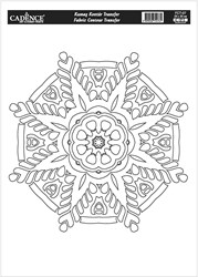 Cadence textiel transfer Mandala Outline 25x35 cm - creatieve hobby