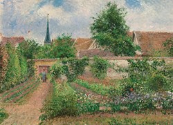 Eurographics Groentetuin bewolkt - Camille Pissarro (1000)