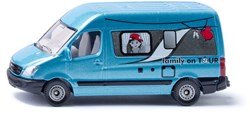 Siku camper speelgoedauto Family on Tour met metalen details