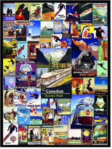 Eurographics puzzel Railroad Adventures - 1000 stukjes