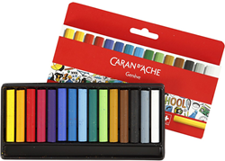 Caran d'Ache oliekrijt junior set 15 stuks kleurpotloden creatief