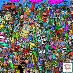 Grafika puzzle Cartoon Party - 1000 pièces en carton coloré
