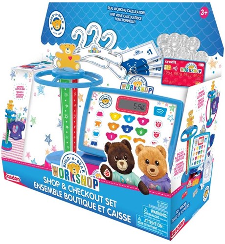 Casdon Build-A-Bear Workshop caisse enregistreuse jouet et set boutique pour enfants
