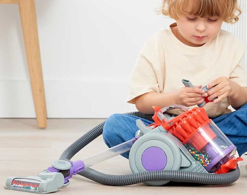 Casdon speelgoed stofzuiger Dyson DC22 met realistische zuigkracht-2