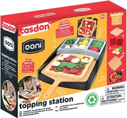 Casdon speelgoed pizza beleg station - Ooni speelset voor kinderen