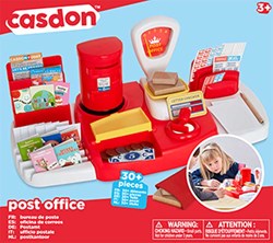 Casdon bureau de poste jouet - jeu de rôle éducatif pour enfants