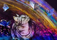 Grafika puzzle chat et papillons - 500 pièces jouet puzzle