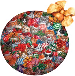 SunsOut puzzel Cat Christmas Ornament - 750 stukjes