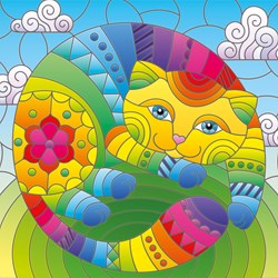 Yazz puzzle Chat dans le Cercle - 1023 pièces - jouet éducatif