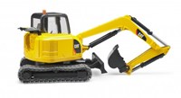 Bruder CAT Minibagger speelgoed graafmachine bouwplaats 1:16-3