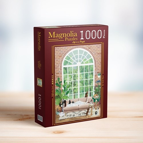 Magnolia puzzle Cat Sanctuary - puzzle 1000 pièces-2