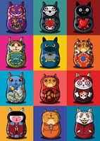 Magnolia puzzle Catryoshka - 1000 pièces jouet puzzle