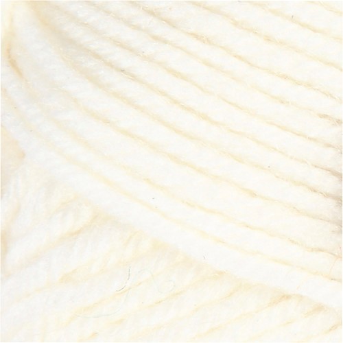 Creativ Company laine bébé blanche 50gr fil à tricoter mérinos