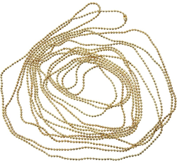 Creativ Company balletjesketting goud 1,5 mm 1,5 m knutselketting