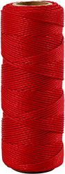 Bamboekoord Rood, 65m