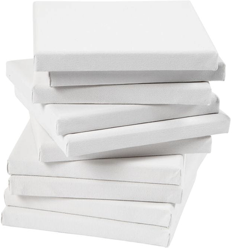 Creativ Company canvas schildersdoek A4 40 stuks voor kinderen en volwassenen