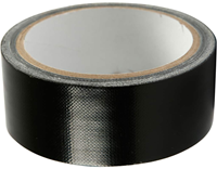 Creativ Company canvas tape zwart - sterke duct tape 25 meter