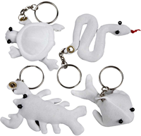 Creativ Company Creepy-Crawly sleutelhanger speelgoed polyester zand