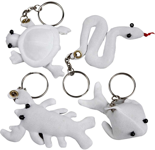 Creativ Company Creepy-Crawly sleutelhanger speelgoed polyester zand