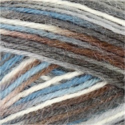 Creativ Company CC Creotime Sokkenwol 50gr Multigekleurd Blauw Grijs
