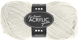 Creativ Company acrylgaren crème 50g 80m - zacht textielgaren
