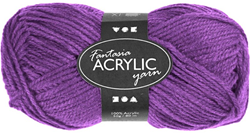 Creativ Company acrylgaren paars - hobbygaren 80 meter 50g