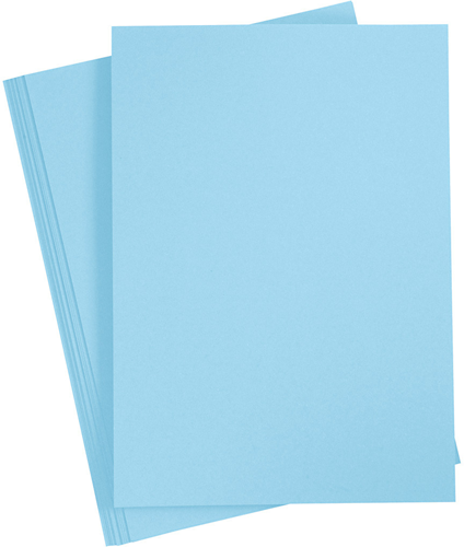 Creativ Company gekleurd karton A4 hemelsblauw 20 vel premium knutselpapier