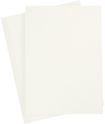 Creativ Company gekleurd karton A4 ivoor 20 vel knutselpapier