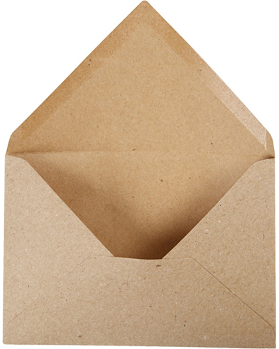Creativ Company Creativ Company CC Gerecyclede Enveloppen 11,5x16 cm Naturel 50 stuks