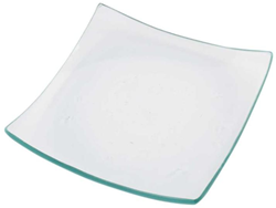 Creativ Company glazen schaal decoratie set 12 stuks vierkant 11,5x11,5 cm