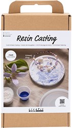 Creativ Company kit loisir créatif plateau résine effet marbre décoration