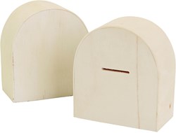 Creativ Company tirelire en bois kit créatif 12 pièces bois FSC