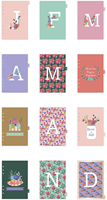 Creativ Company Intercalaire fleurs bullet journal 15x21 cm onglets