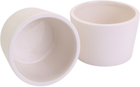 Creativ Company keramiek kom wit 9x6 cm set van 12 stuks hobby
