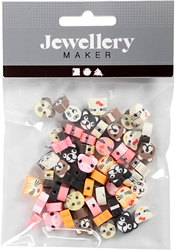 Creativ Company perles animaux 10 mm set - perles figurines colorées 60 pcs