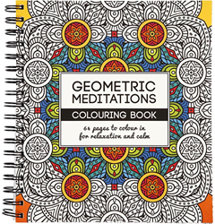 Creativ Company livre de coloriage adultes Méditations Géométriques spirale