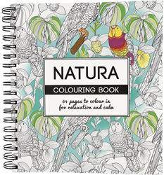 Creativ Company livre de coloriage adultes Natura reliure spirale papier