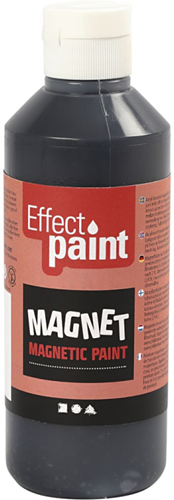 Creativ Company magnetische verf 250ml zwart voor creatieve projecten