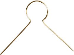Creativ Company metalen hanger goudkleurig 22 mm knutselaccessoire 50 stuks